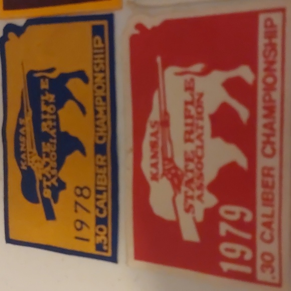8 Vintage Kansas Rifle Association Decals - Picture 2 of 5